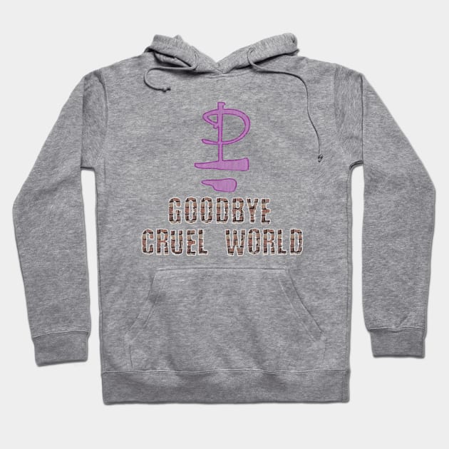 GOODBYE CRUEL WORLD (PINK FLOYD) Hoodie by RangerScots